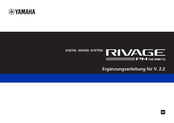 Yamaha RIVAGE PM serie Ergänzungsanleitung