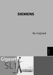 Siemens Gigaset SL 1 professional Bedienungsanleitung
