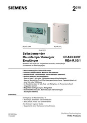 Siemens REA23.03RF Kurzanleitung