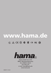 Hama 00049175 Bedienungsanleitung