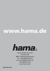 Hama RX 2 Handbuch