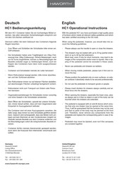 Haworth HC1 Bedienungsanleitung