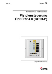 Gema OptiStar 4.0 Betriebsanleitung Und Ersatzteilliste