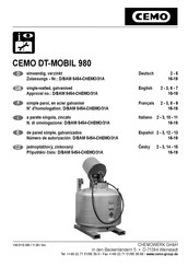 Cemo DT-MOBIL 980 Montage- Und Betriebsanleitung