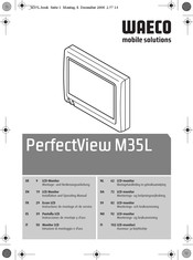 Waeco PerfectView M35L Montage- Und Bedienungsanleitung