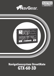 NavGear StreetMate GTX-60-3D Bedienungsanleitung