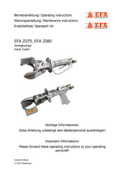 EFA Z079 Betriebsanleitung