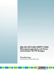 Phoenix Contact SOL-SC-2ST-0-DC-2MPPT-13020 Schnelleinstieg