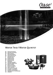 Oase Water Trio Serie Gebrauchsanleitung