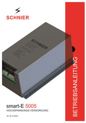 SCHNIER smart-E 5005 Betriebsanleitung