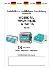 LAUMAS Basis WDESK-R Installations- Und Gebrauchsanleitung