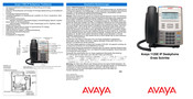 Avaya 1120E IP Deskphone Erste Schritte