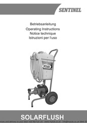 Sentinel Solarflush Betriebsanleitung
