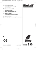 EINHELL KGSZ 330 Bedienungsanleitung