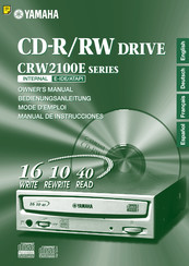 Yamaha CRW2100E series Bedienungsanleitung