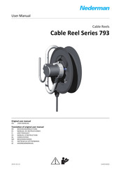 Nederman Cable Reel 793 Series Bedienungsanleitung