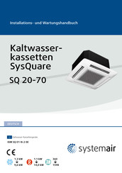 SystemAir SysQuare series Installations- Und Wartungshandbuch
