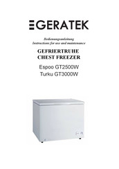 GERATEK Espoo GT2500W Bedienungsanleitung