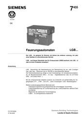 Siemens LGB series Kurzanleitung