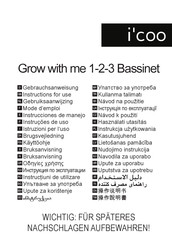 iCoo Grow with me 1-2-3 Bassinet Gebrauchsanweisung