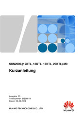 Huawei SUN2000-20KTL-M0 Kurzanleitung