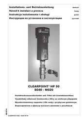 BEKO CLEARPOINT HP50M015 W Betriebsanleitung