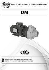 Debem DM30 Bedienungs- Und Wartungsanleitung