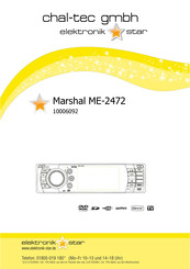 Chal-tec Marshal ME-2472 Anschluss- Und Anwendungshinweise