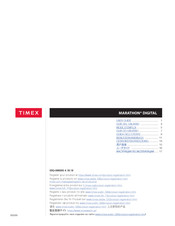 Timex Marathon Benutzerhandbuch