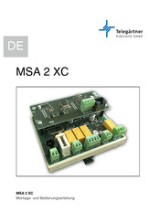 Telegärtner MSA 2 XC Montage- Und Bedienungsanleitung