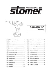 Stomer Professional SAD-18IX2-D Bedienungsanleitung