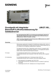 Siemens LMV36.520A1 Kurzanleitung