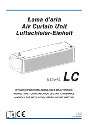 Sabiana LC-15-E Handbuch Für Installation, Gebrauch Und Wartung