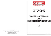 Gemini 7709 Installations- Und Betriebshandbuch