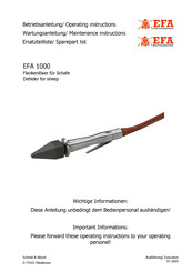 EFA 1000 Betriebsanleitung