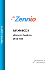 Zennio MAXinBOX 8 ZN1IO-MB8 Produkthandbuch