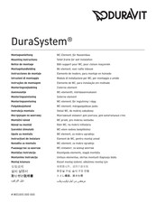 DURAVIT DuraSystem Montageanleitung