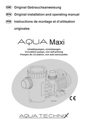 aqua technix AQUA Maxi 10 Original-Gebrauchsanweisung