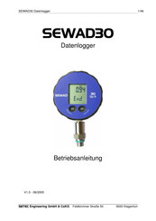 Setec SEWAD30 Betriebsanleitung