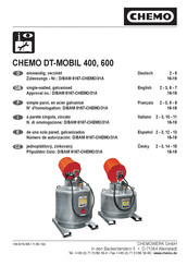 Chemo DT-MOBIL 600 Montage- Und Betriebsanleitung