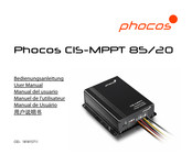 Phocos CIS-MPPT 85/20 Bedienungsanleitung