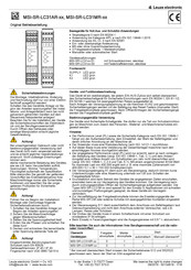 Leuze electronic MSI-SR-LC31AR-series Originalbetriebsanleitung