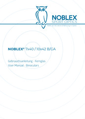 Noblex 10x42 B/GA Gebrauchsanleitung
