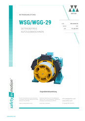 Wittur WGG-29 Betriebsanleitung