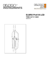 Elbro Profi III LCD Bedienungsanleitung