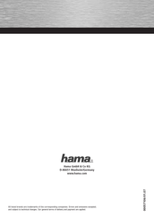 Hama I 550 Bedienungsanleitung
