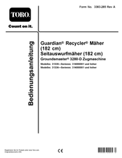 Toro Guardian Recycler Bedienungsanleitung