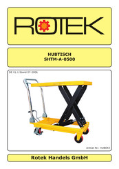 Rotek SHTM-A-0500 Handbuch