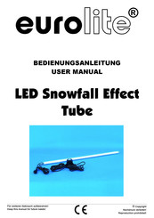 EuroLite LED Snowfall Bedienungsanleitung