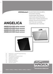 KRONAsteel ANGELICA 900 white sensor Gebrauchs- Und Wartungsanweisung
